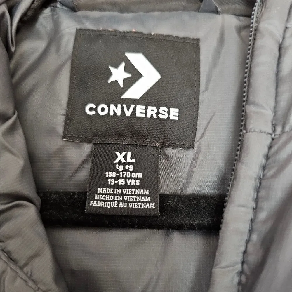 Converse Gray Puffer Jacket